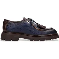Hispanitas Hispanitastil kvinder. CHI265157 Newyork læder sko marineblå (40), 1-3 cm, Ingen, Casual