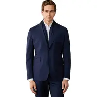 Hackett London Hackett Londontil mænd. HM4700066 Americana Bib marino (40/32), Casual, Bomuld, Klassisk, Blå