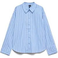 Vero Moda Bluse lyseblå / mørkeblå / hvid