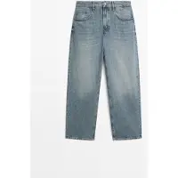 Massimo Dutti - Male - Barrel Fit-Jeans - Indigoblå - 32