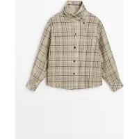 Massimo Dutti - Female - Ternet Skjorte I 100 % Hør Med Trykknapper - Lyseblå - S