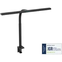 Digitus - Skrivebordslampe - LED - klemmemonterbar - 16 W - klasse D - 3000-6500 K - sort