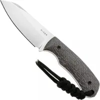 Kizer Cutlery Field Mouse 1135A3, Stonewashed 14C28N, Gray Norplex UltreX Micarta fixed knife, Jakeb Ginsberg design