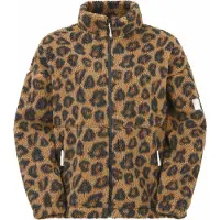 Picture - Mærker - Gypsi Zip Fleece Wild Spot Print til UnisexUld - Størrelse XS - Brun