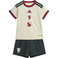 Adidas Fodboldsæt - Manchester United 3 Sæt - Ivory/ - - 1½ år (86) - Fodboldsæt