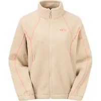 Picture Organic Clothing - Fleece dame - Zelkova Zip Fleece Pure Cashmere til UnisexUld - Størrelse M - Beige