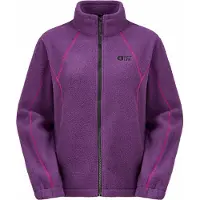 Picture Organic Clothing - Fleece dame - Zelkova Zip Fleece Grape Royal til Unisex - Størrelse M - Lilla