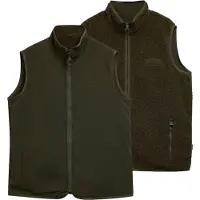 Barbour - Sweatshirts - Reversible Fleece Gilet Sage til Unisex - Størrelse L - Grøn