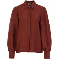 We fashion Bluse rustrød