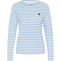 Kaffe Shirts 'Liddy' azur / hvid