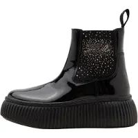 Karl Lagerfeld Chelsea Boots sort / sølv