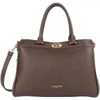 LANCASTER PARIS Håndtaske 'Lancaster Sac cabas main Avec fermoir Mademoiselle ROMY Marron' brun