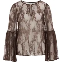 We fashion Bluse mørkebrun