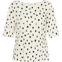 Inwear Bluse creme / sort