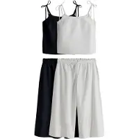 The Set Pyjamas sort / hvid