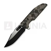 We Knife Muster foldekniv, Desert Terrain Titanium, Black Stonewash/Satin