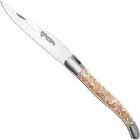 Laguiole En Aubrac L0212IIFFCQT, Sandvik 12C27, Trocha Shell pocket knife, 12 cm