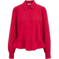 We fashion Bluse brandrød