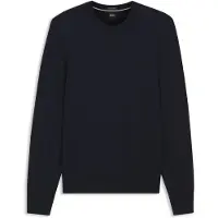 BOSS Sweater i merinould med broderet logo