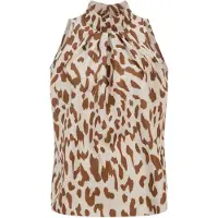 Cloud5ive Bluse cognac / cappuccino