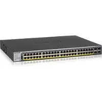 Netgear GS752TP-300EUS network switch Managed L2/L3/L4 Gigabit Ethernet (10/100/1000) Power over Ethernet (PoE) 1U Black