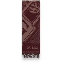 GUESS Guesstil kvinder. AW5662POL03 Tørklæde 60x180 bordeaux (OSFA), Casual, Rødbrun, Polyester