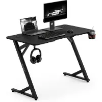 Sense7 gamingbord VAMO sort 120x60