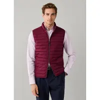 Hackett London Hackett Londontil mænd. HM4000197 Ultra vest bordeaux (L), Casual, Polyester, Burgund