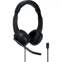 Kensington H1000 USB-C On-Ear Headset, sort