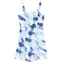 Armani Exchange A|X Armani Exchangetil kvinder. XW002314AF21550FB250 Aqua blå kjole (M), Casual, Viscose, Uden ærmer/stropper