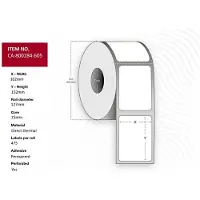 Capture - Polyester - permanent klæbemiddel - ubelagt - perforeret - hvid - 102 x 152 mm 5700 etikette(r) (12 rulle(r) x 475) etiketter (alternativ t