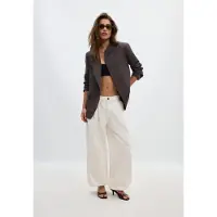 Stradivarius Asymmetrisk Jakke Med Regular Fit 0-400 S