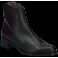 Wonders Wonderstil kvinder. D-1801 Bonjour ankelstøvler i læder, sort (36), 3-5 cm, Lynlås, Casual