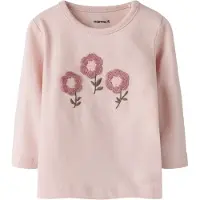 Name it Bluser & t-shirts 'NBFLAMAIA' khaki / pink / gammelrosa