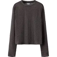 Name it Bluse - Mesh - NkfLikka - Chocolate Brown - - 9-10 år (134-140) - Bluse
