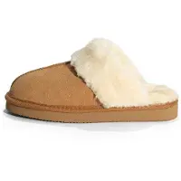 Minnetonka Slipper 'Chesney' brun / hvid