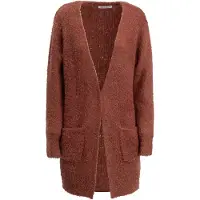 Influencer Cardigan ' Bouclé ' brun