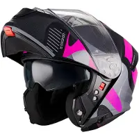 Mt Helmets Genesis R Sv Lancer Modulær Hjelm