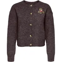 ONLY Cardigan brun / umbra / brun-meleret / rød