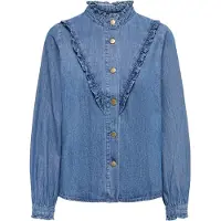 ONLY Bluse 'ONLELLIE' blue denim