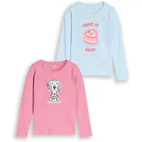 Tom Tailor Bluser & t-shirts lyseblå / lys pink / sort / hvid