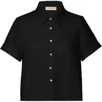 Anse Victorin Bluse 'Sarah Linen' sort