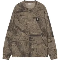 Carhartt WIP Bluser & t-shirts 'Feather Tree' brun / choko