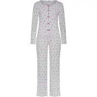 LASCANA Pyjamas grøn / lyserød / mørk pink / hvid