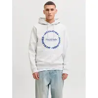 Jack & Jones Sweatshirt 'JJBENSON' ensian / hvid-meleret