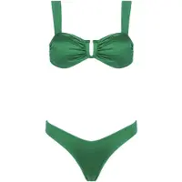 Acuarela Brand Bikini 'Royale U Brazilian Bikini Set' grøn