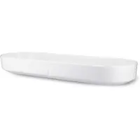 Rosendahl Grand Cru ovalt serveringsfad Hvid, 12x34 cm