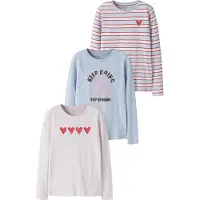 Name it Bluser & t-shirts 'NKFNIANA' lyseblå / pastelpink / mørkerød / sort