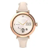 LDNIO SW02 Smartwatch til kvinder med pulsmåler og blodiltmåler – guld