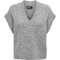 ONLY Pullover 'ONLMELODY' grå-meleret